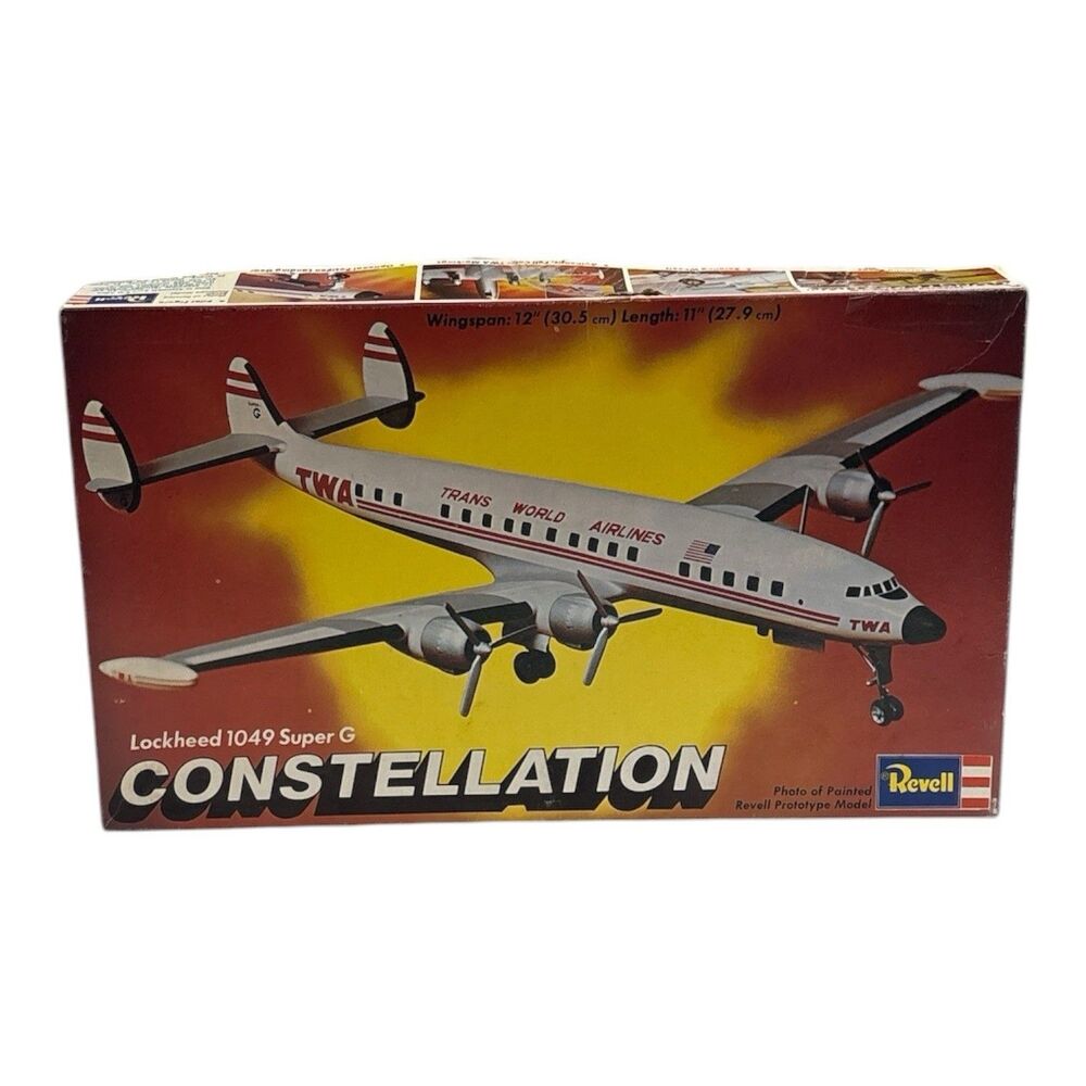 Vintage Revell Lockheed 1049 Super G TWA Constellation Replacement Parts